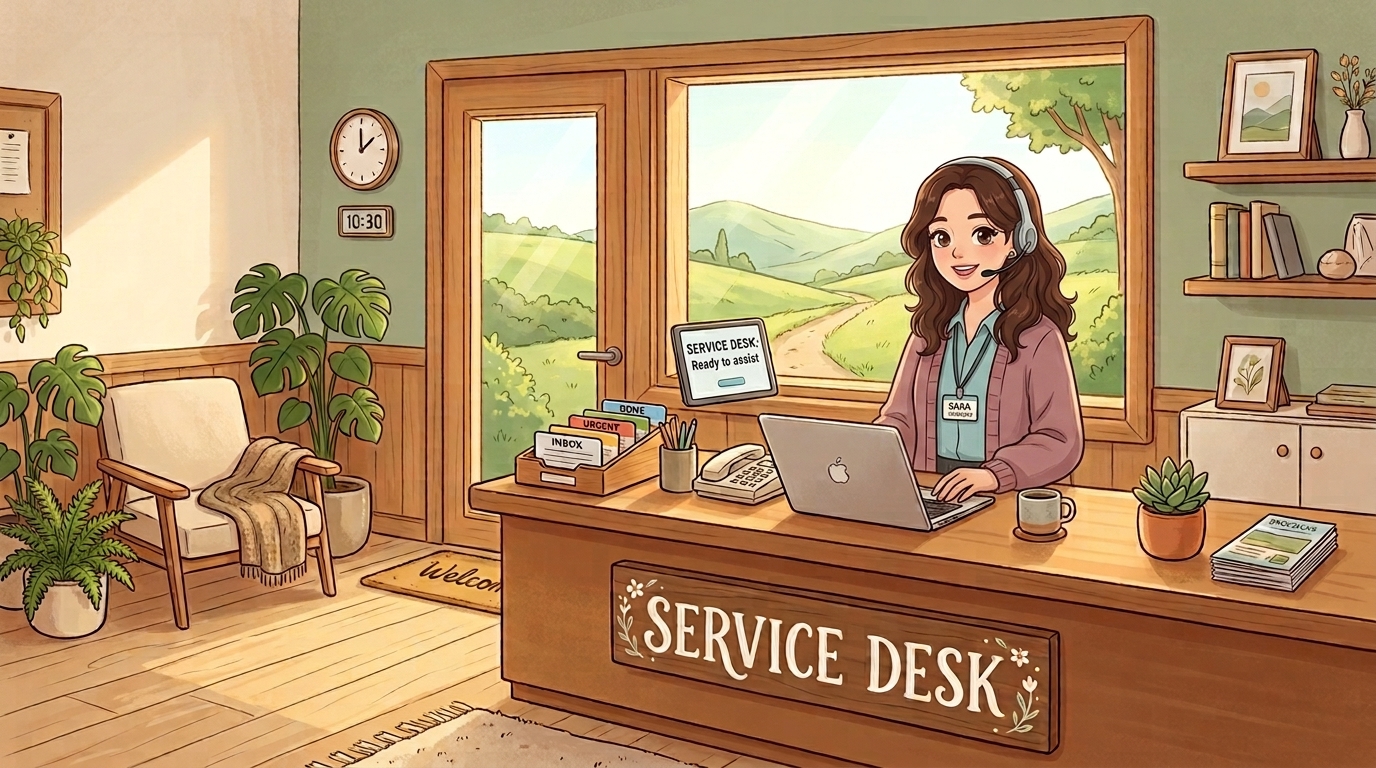 Sara Service Desk Reception